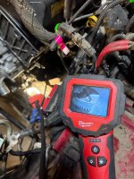 Pulling the SOHC for inspection