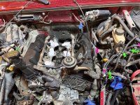 Pulling the SOHC for inspection