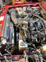 Pulling the SOHC for inspection