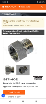 EGR tube not sealing...