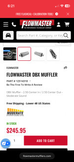 Flowmaster DBX or HP-2 Muffler, Anyone?