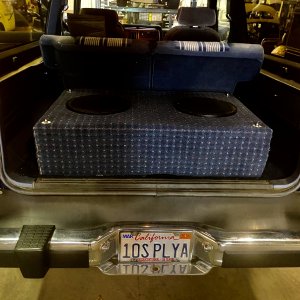 12" speakers, but I'd rather hear the engine...