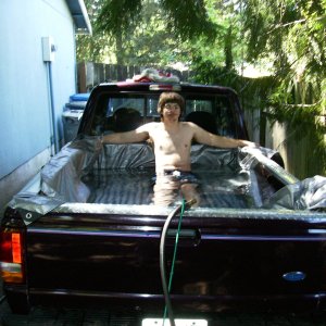 My 1994 ranger swimming pool bed