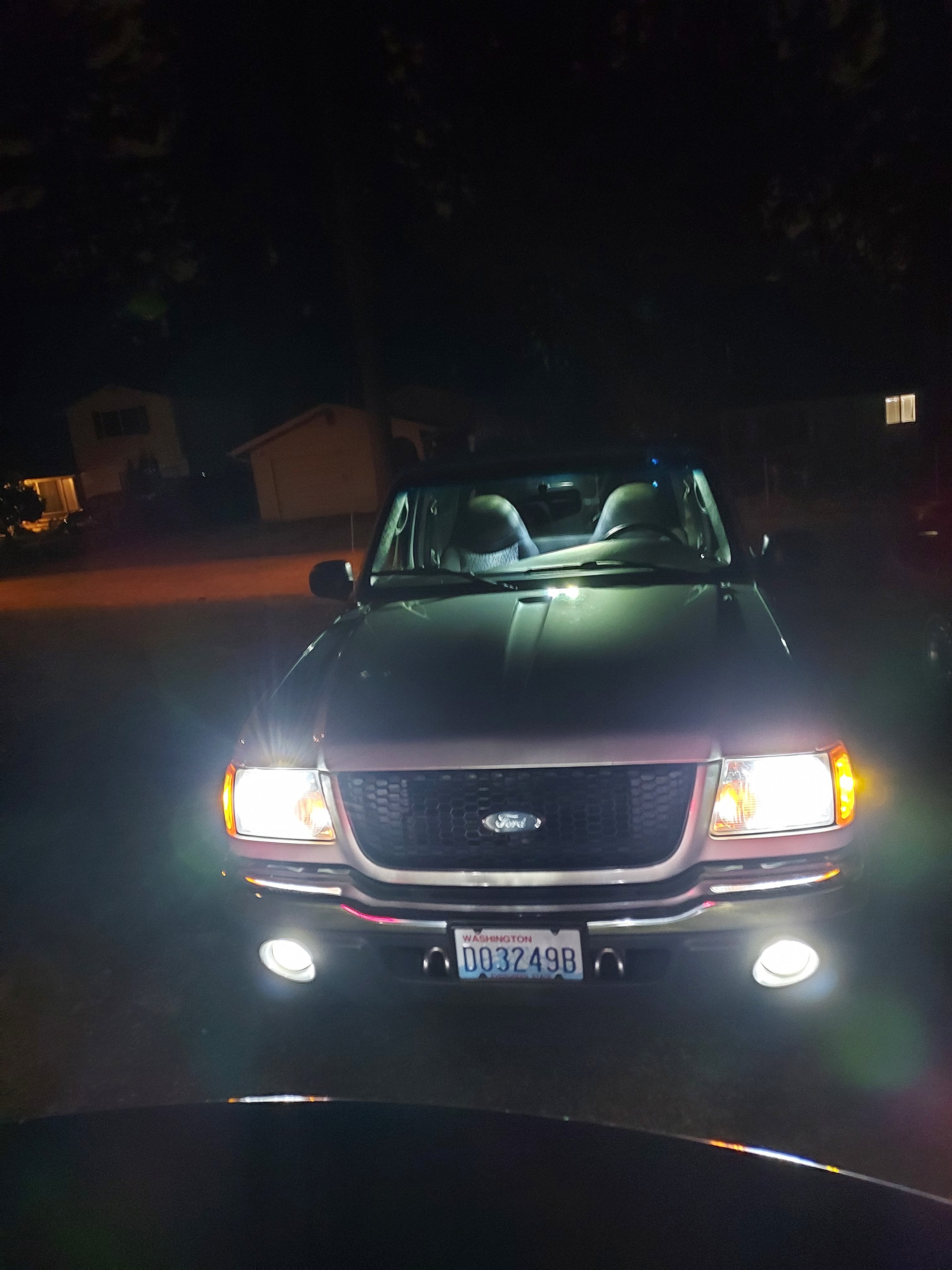 My 2002 Ranger with new led light bulbs