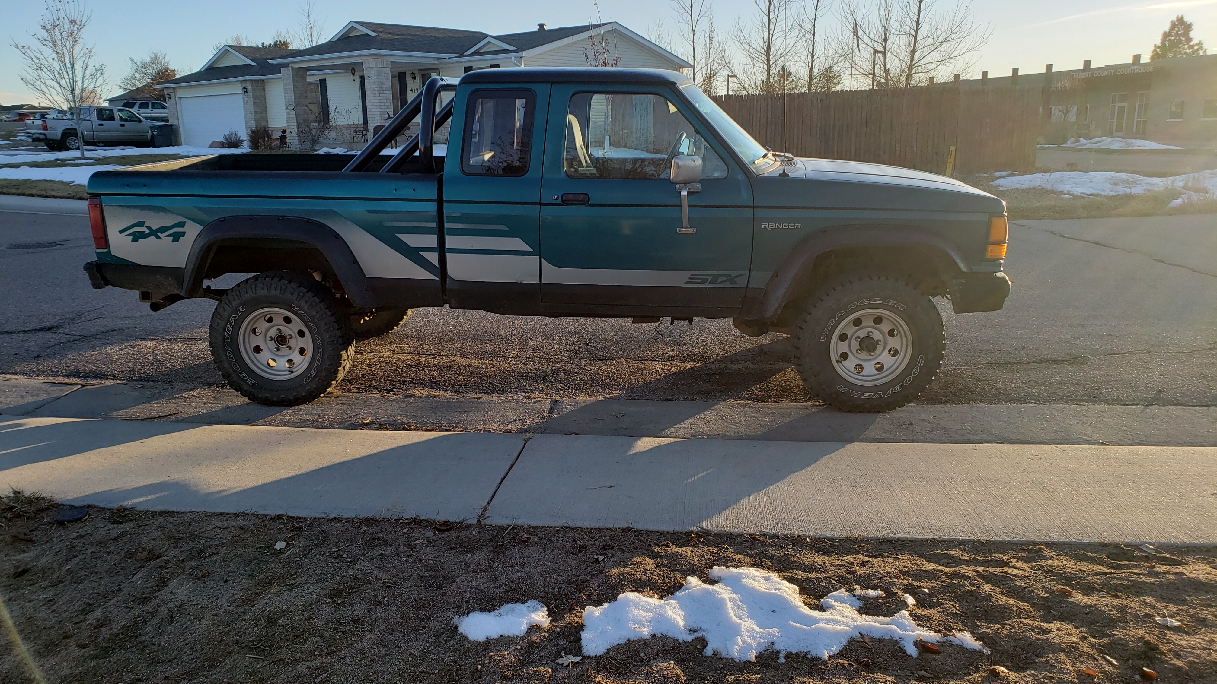 added rear 1 inch wheel spacers to get rid of the funky wheel spacing