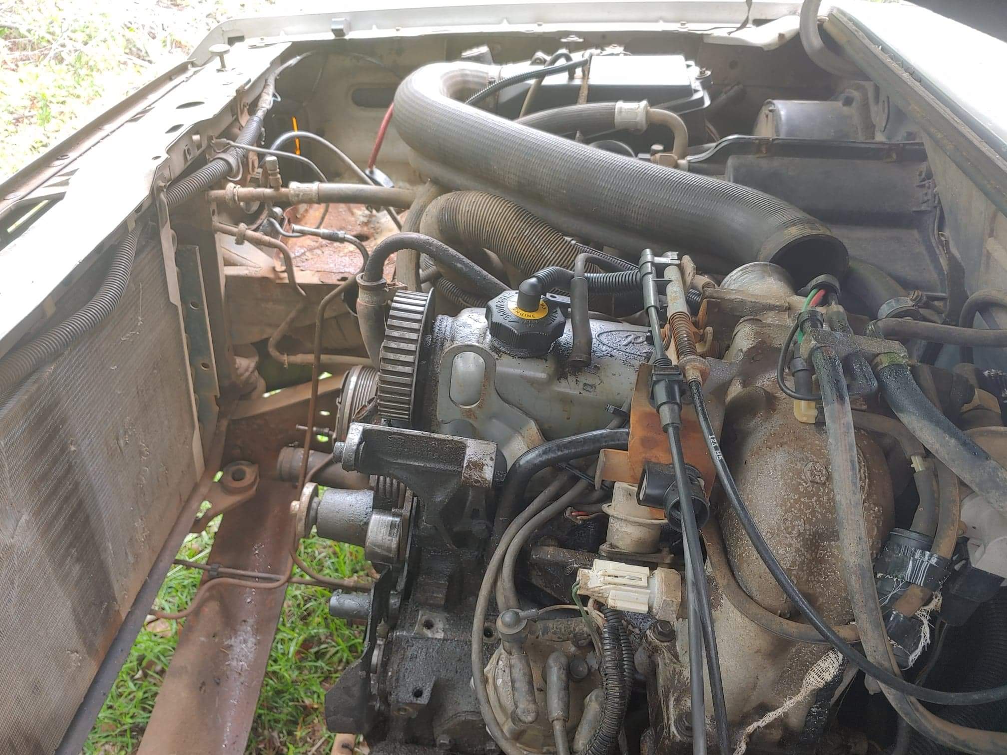 Day one engine bay 3