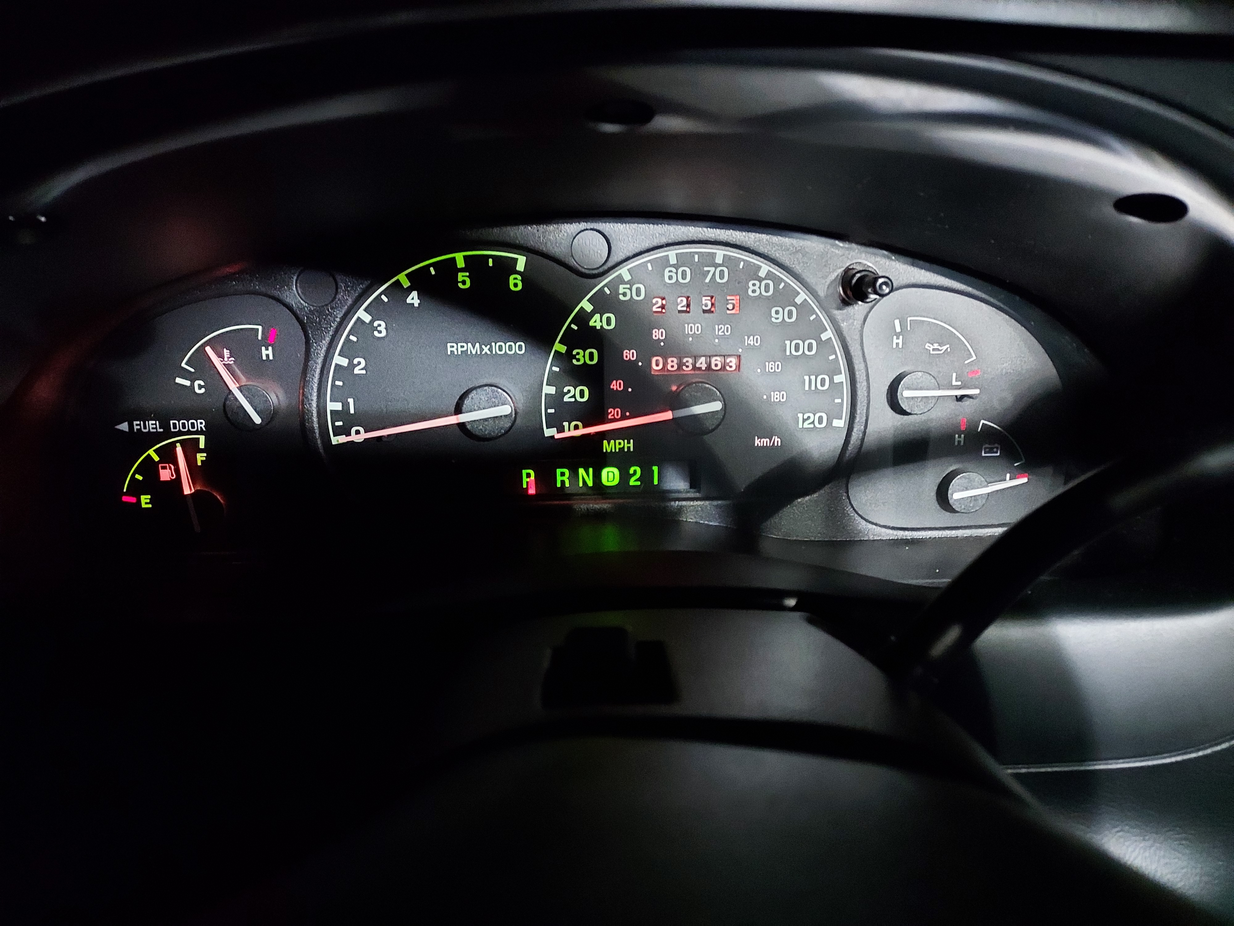 My 2002 ranger cluster