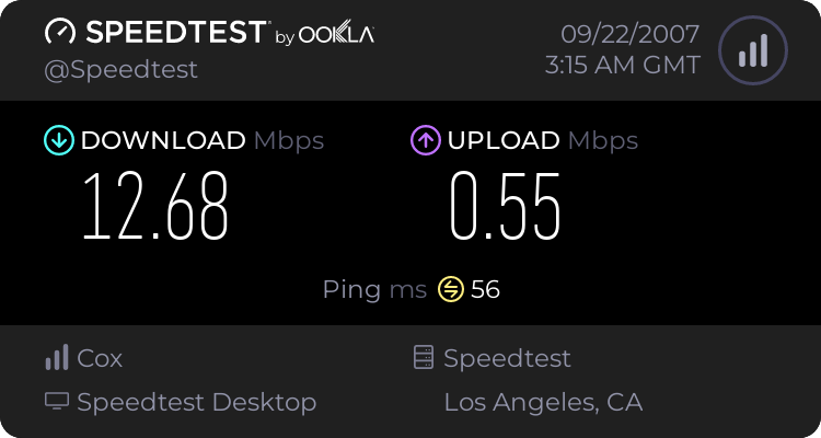 What your SPEED??