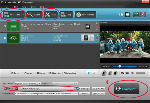 Tips for MTS, TS, M2TS High Defination Video Format