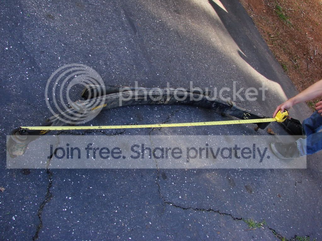 Chevy 63 & 64 Inch Leaf Spring Clarifications....