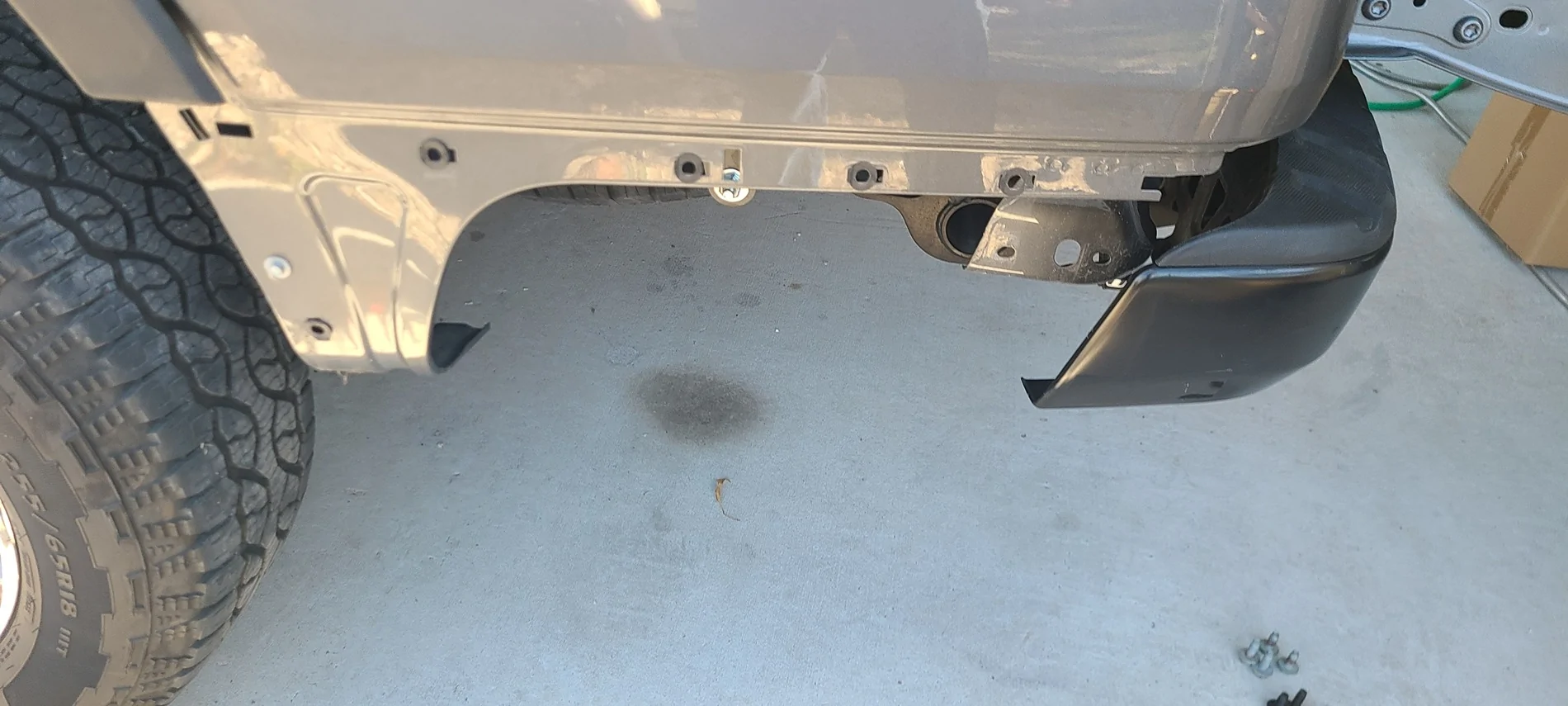 Ford Ranger Adding bed side steps to an xl/xlt 20260206_152146