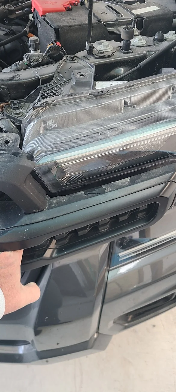 Ford Ranger Ranger raptor grill on a regular ranger, with pics 20260204_093759