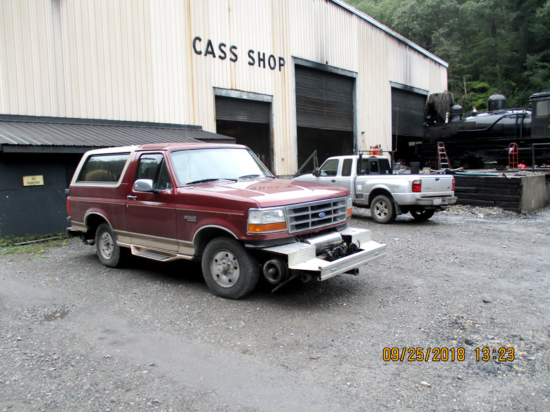 My Boss' new ride, High-Rail Bronco