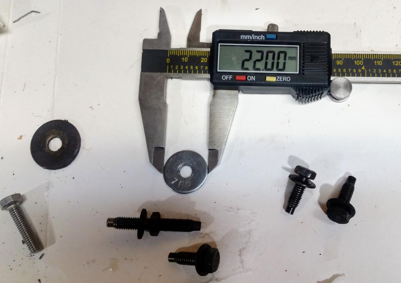 OHV valve cover bolt.