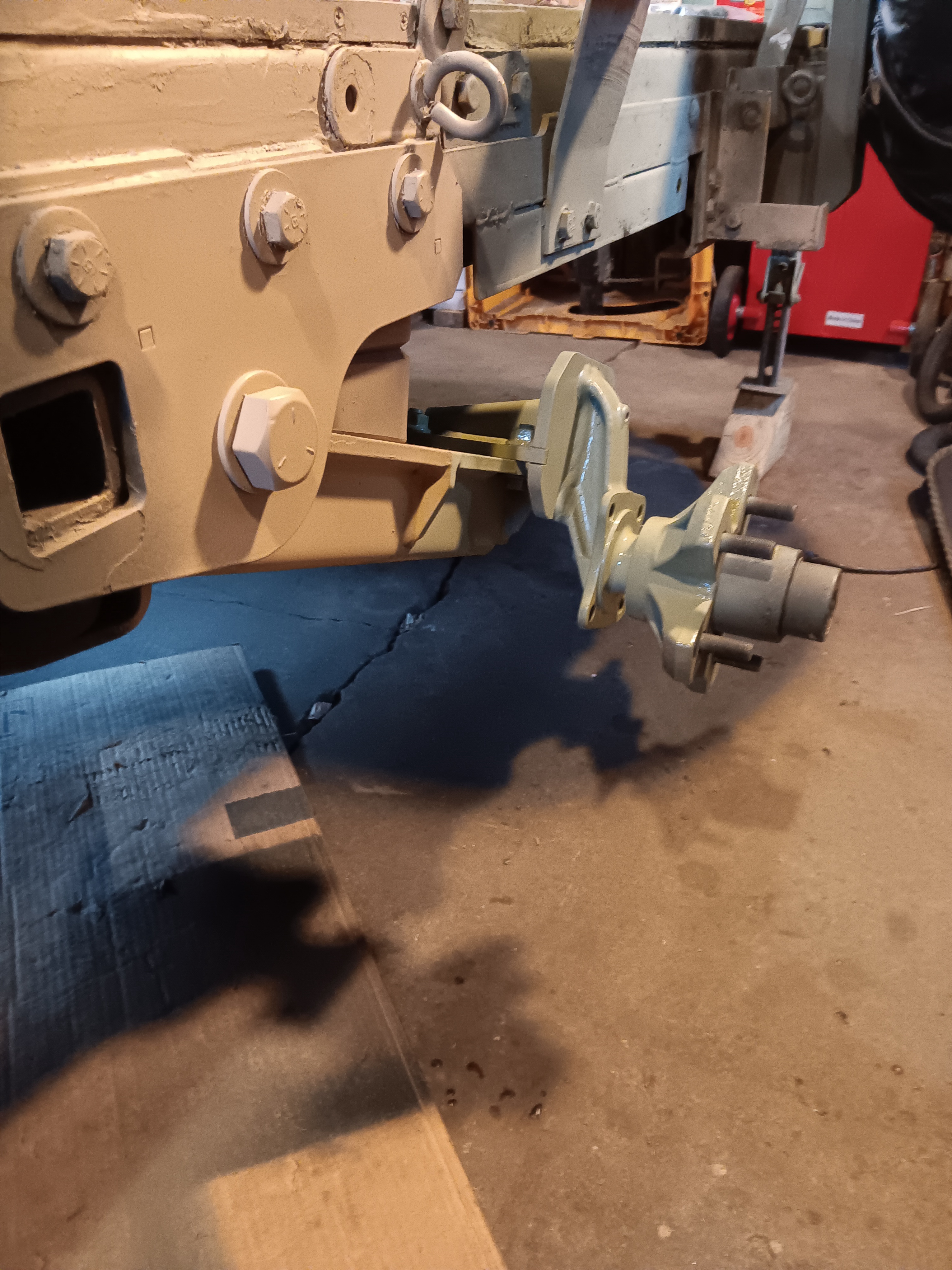 2007 Red Trailer 4X8 Utility Trailer