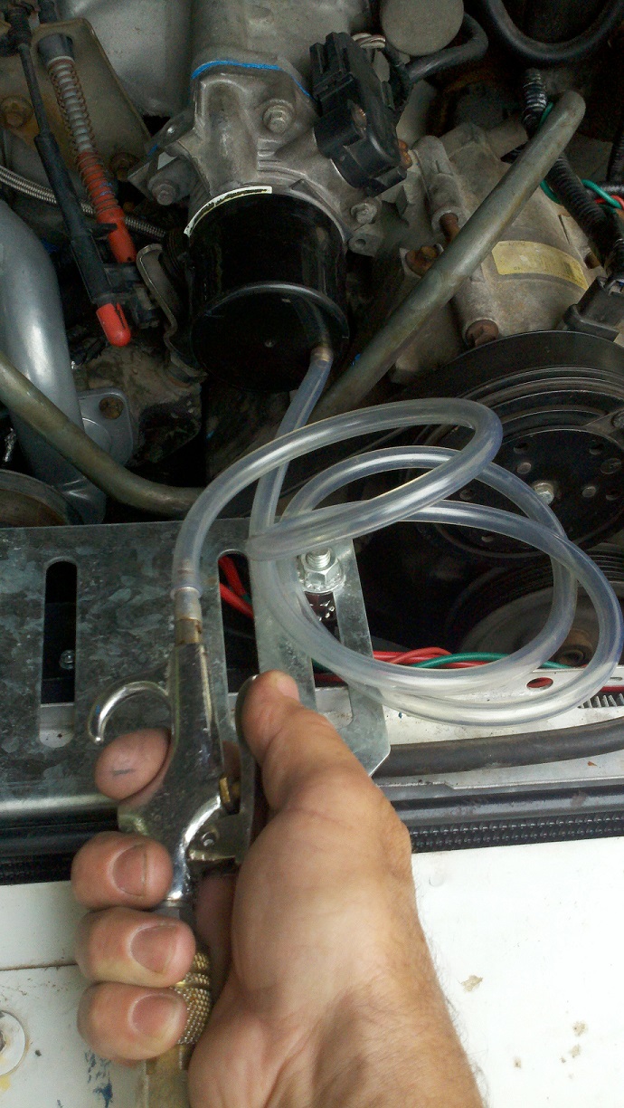 Alternative to Smoke Test for Vacuum Leaks