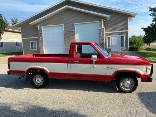 1985 Ford Ranger Pickup Red RWD Automatic