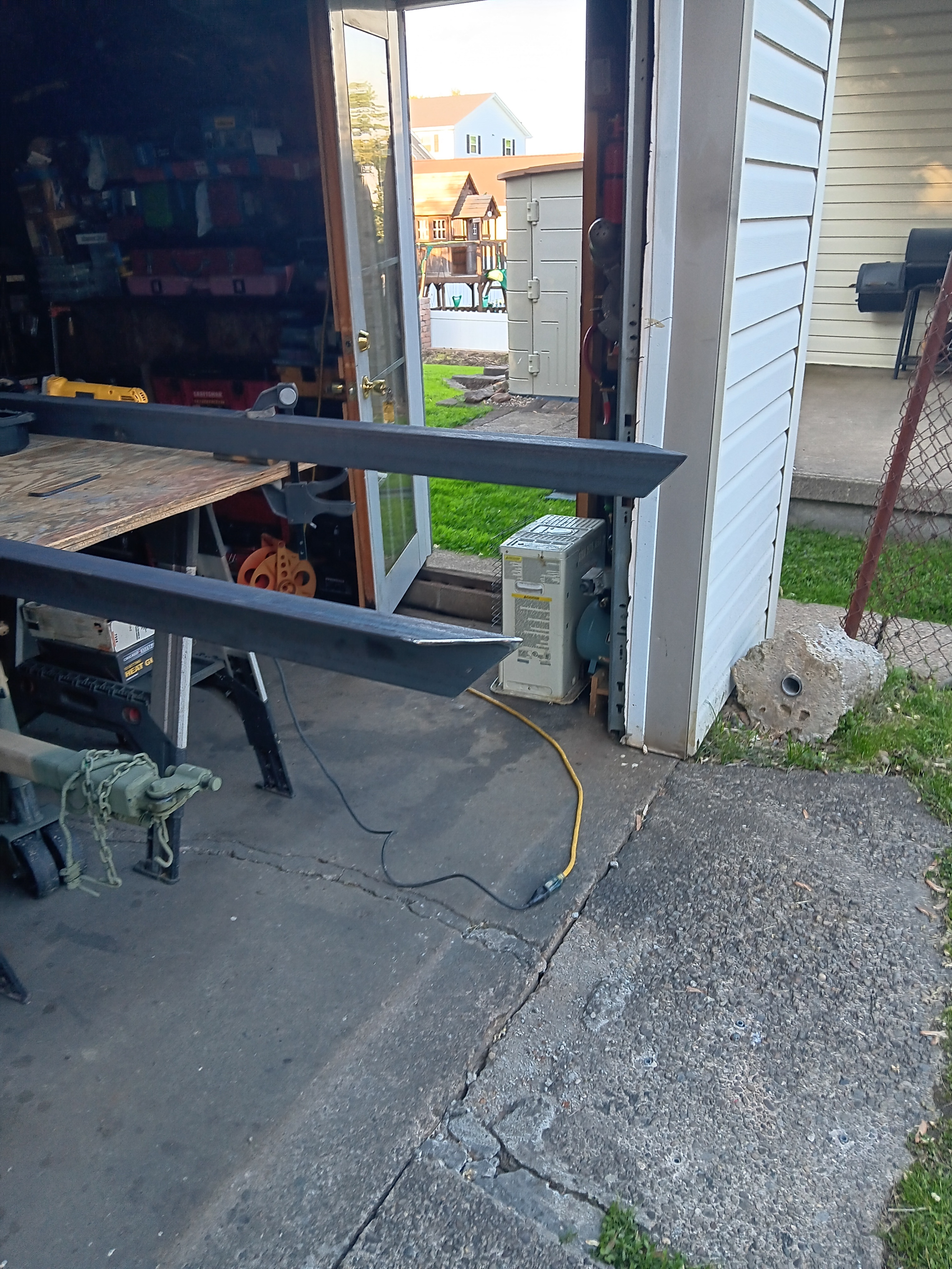 2007 Red Trailer 4X8 Utility Trailer