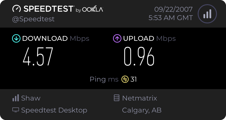 What your SPEED??