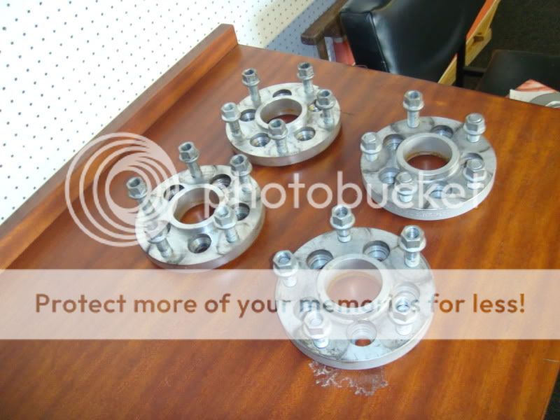 5 lug back spacers question?