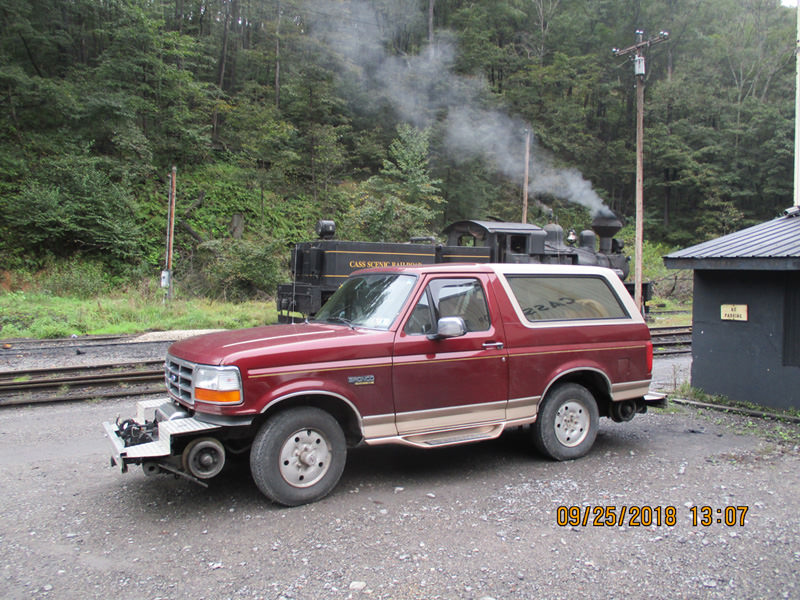 My Boss' new ride, High-Rail Bronco