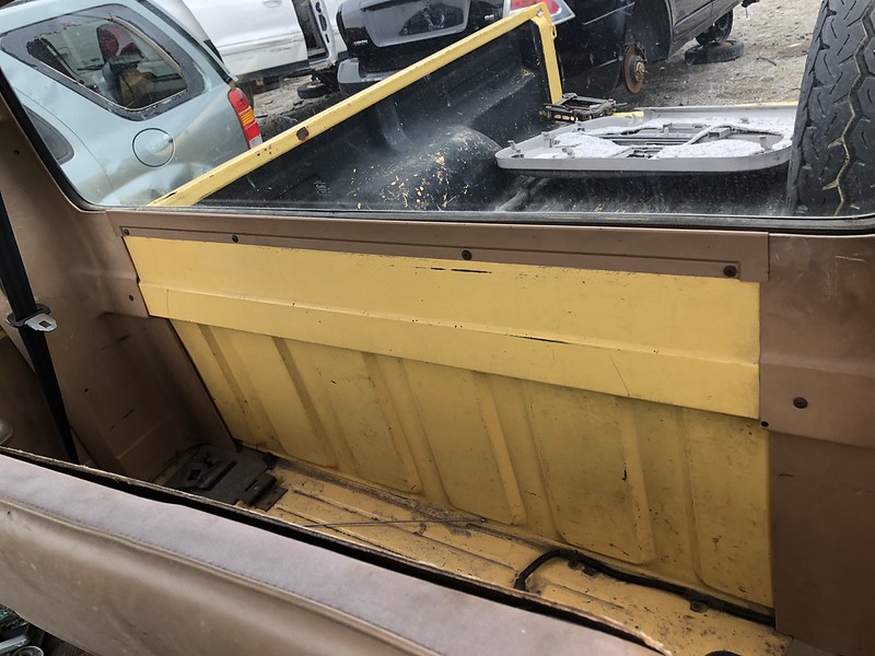 Behind the seat Behind the seat