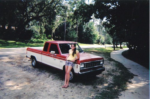 OLD pic of my truck and wife