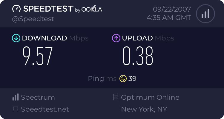 What your SPEED??