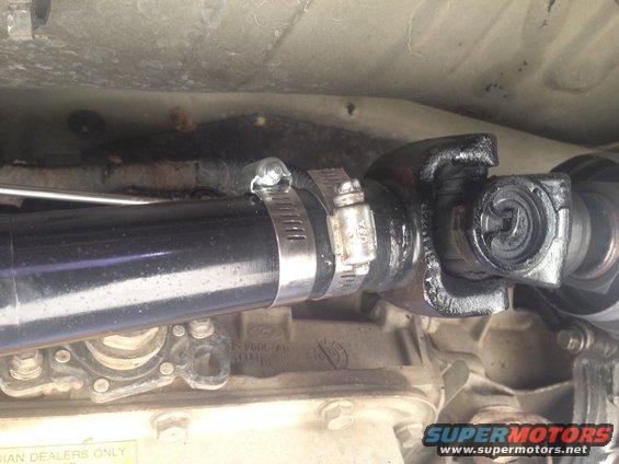 Hose Clamps to Balance Drive Shaft
