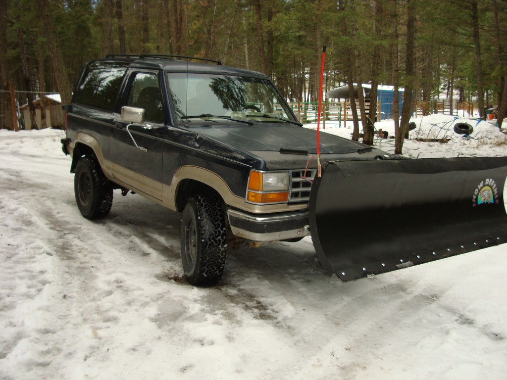 Bought a snow plow
