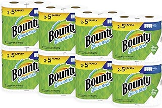 Bounty Quick-Size Paper Towels, 16 Family Rolls, White