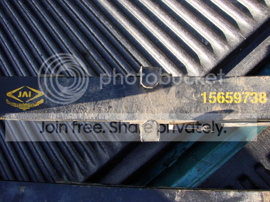 Chevy 63 & 64 Inch Leaf Spring Clarifications....