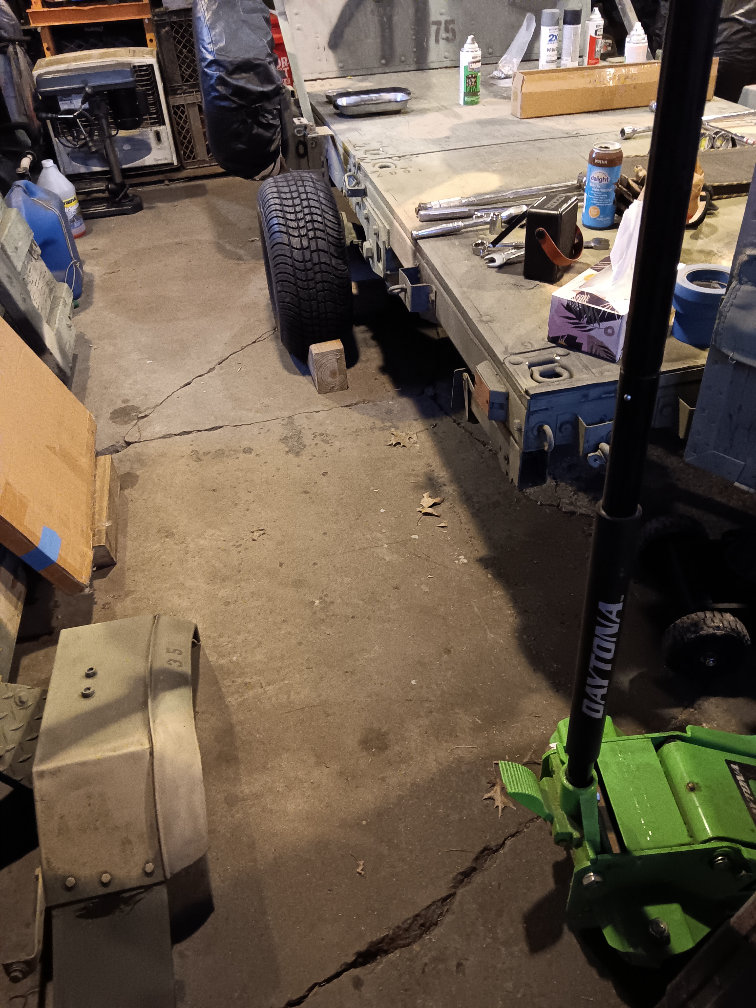 2007 Red Trailer 4X8 Utility Trailer