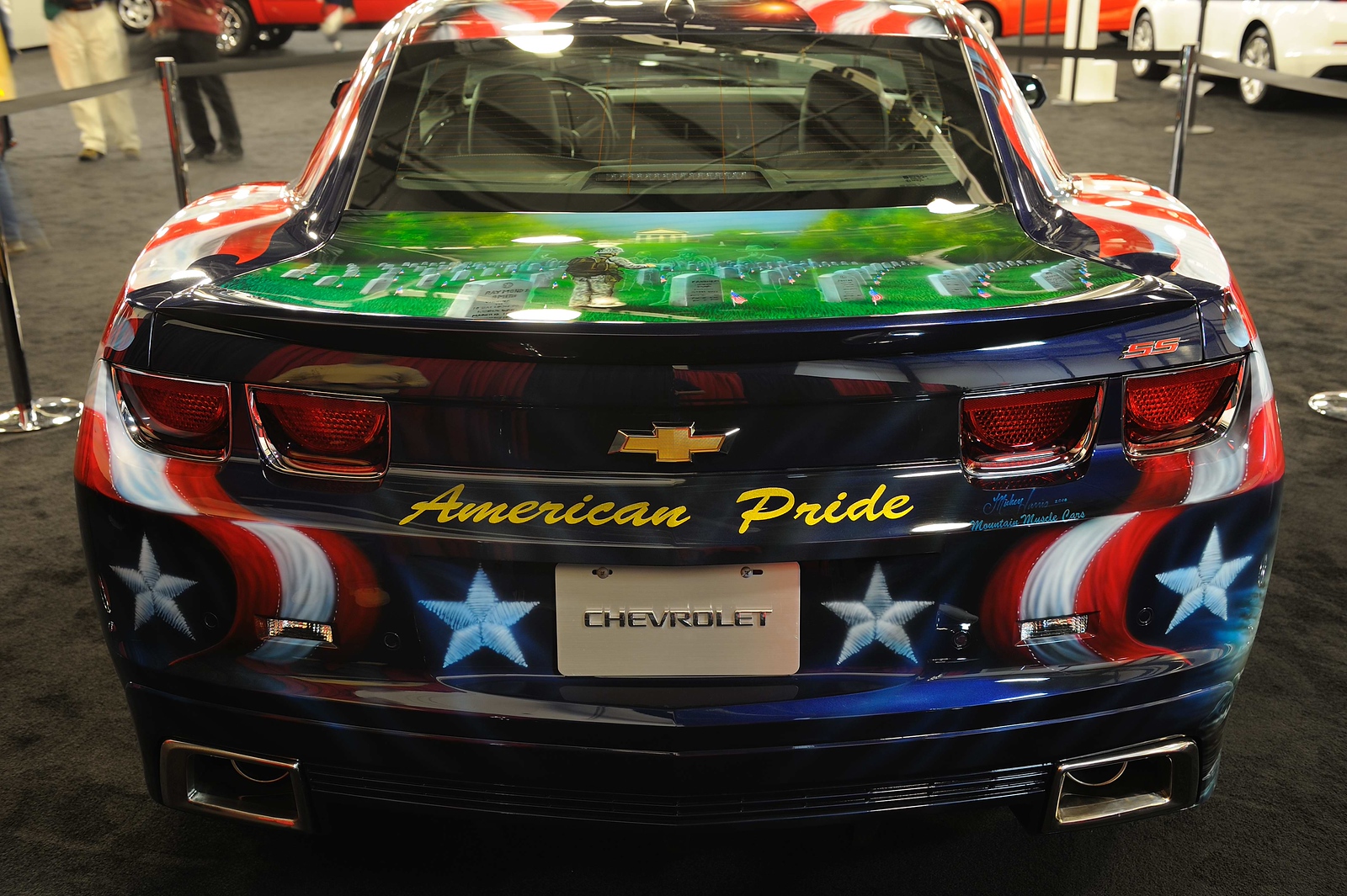 Raleigh Auto Expo 2012 - American Pride Camaro