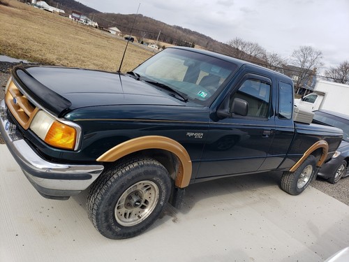1996 Ford Ranger Pickup Green 4WD Automatic SUPER CAB