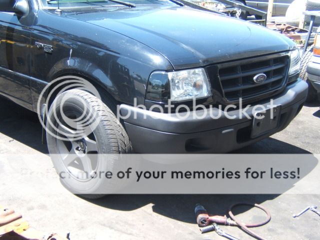 Ranger with car tires