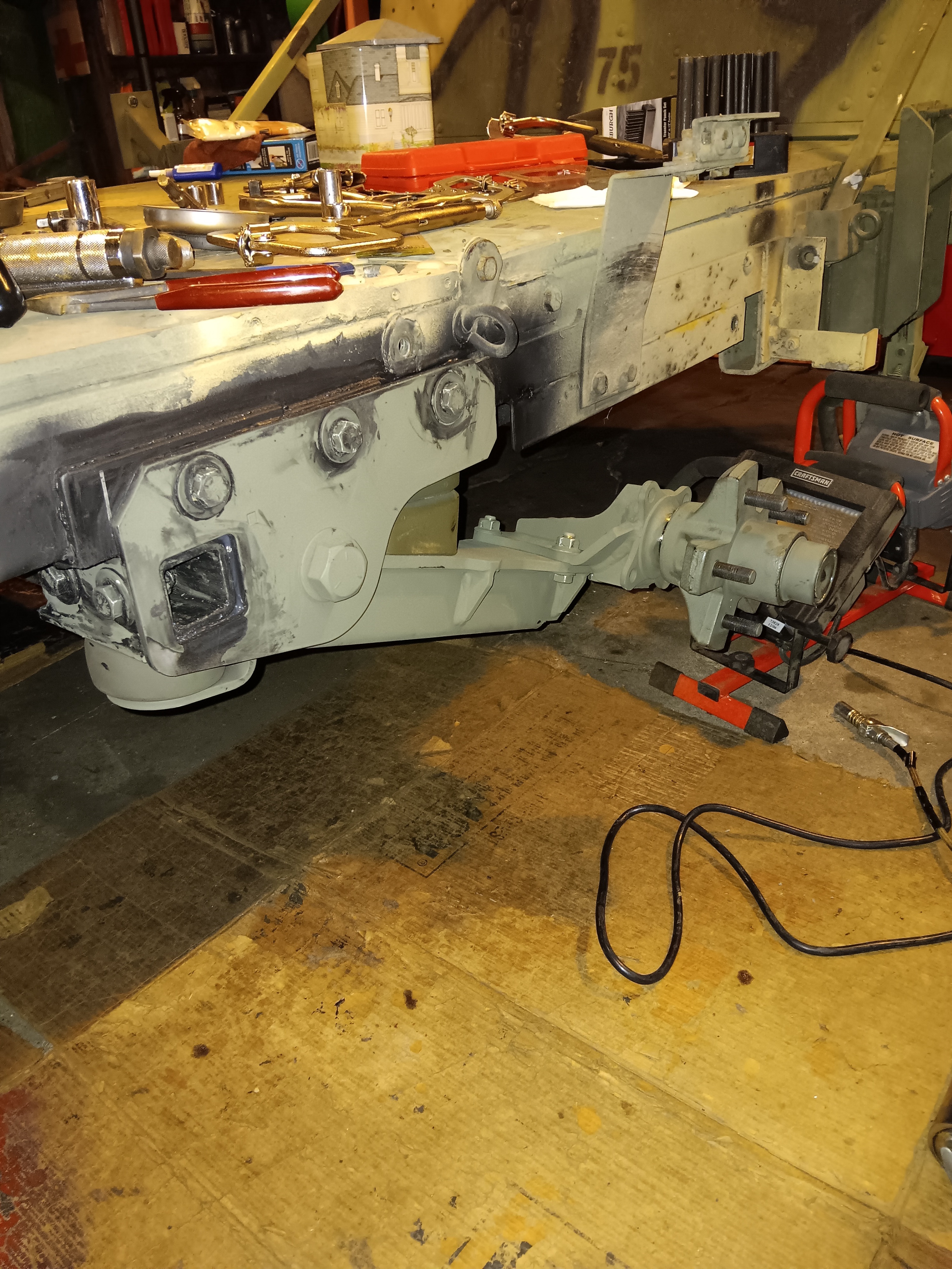 2007 Red Trailer 4X8 Utility Trailer