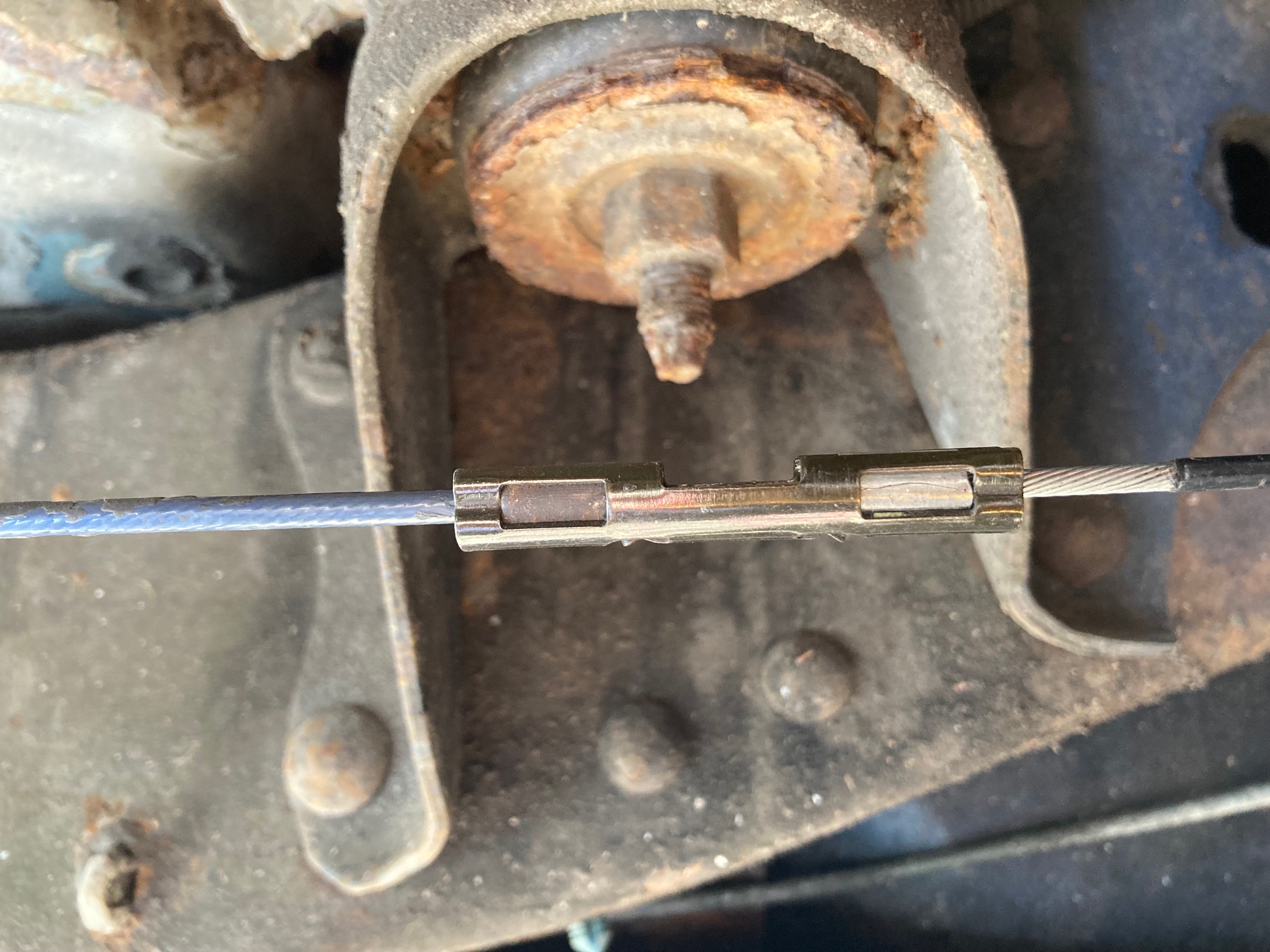'95 4wd Ranger new parking brake cables too tight