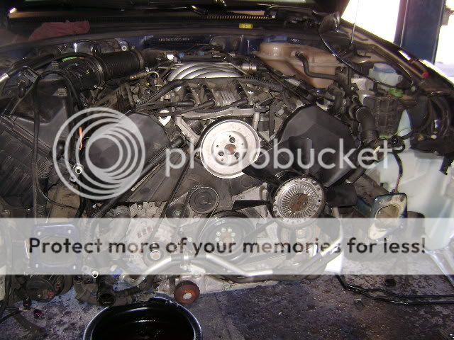 All this for a thermostat and thermostat housing......it's a VW....