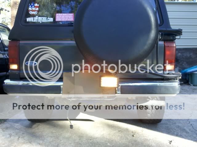 Auxiliary back-up lights.