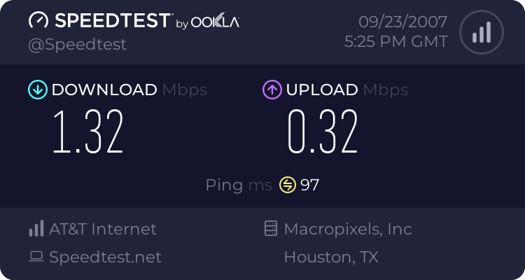 What your SPEED??