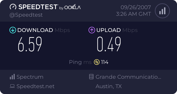 What your SPEED??