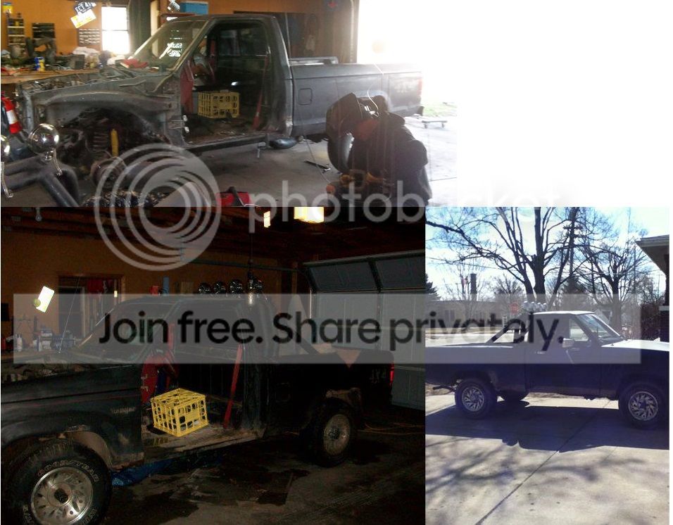 My Ranger and a puddle My Ranger and a puddle