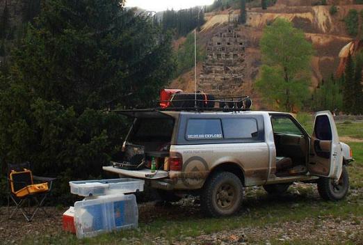 Ford ranger truck bed camper shell #10