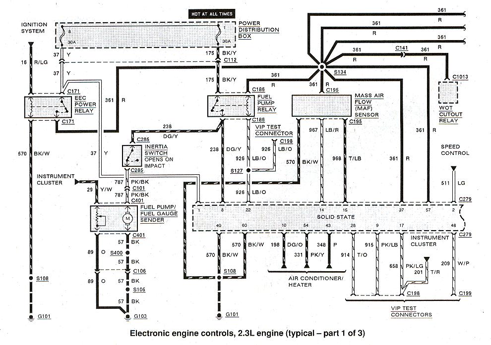 Ford Ranger Wiring Diagrams - The Ranger Station  98 Ford Ranger 2.5 Wiring Diagram    The Ranger Station