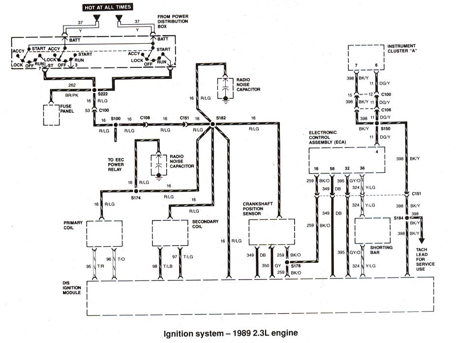 Ford Ranger & Bronco II Electrical Diagrams at The Ranger ... 1983 f150 cluster wiring diagram 