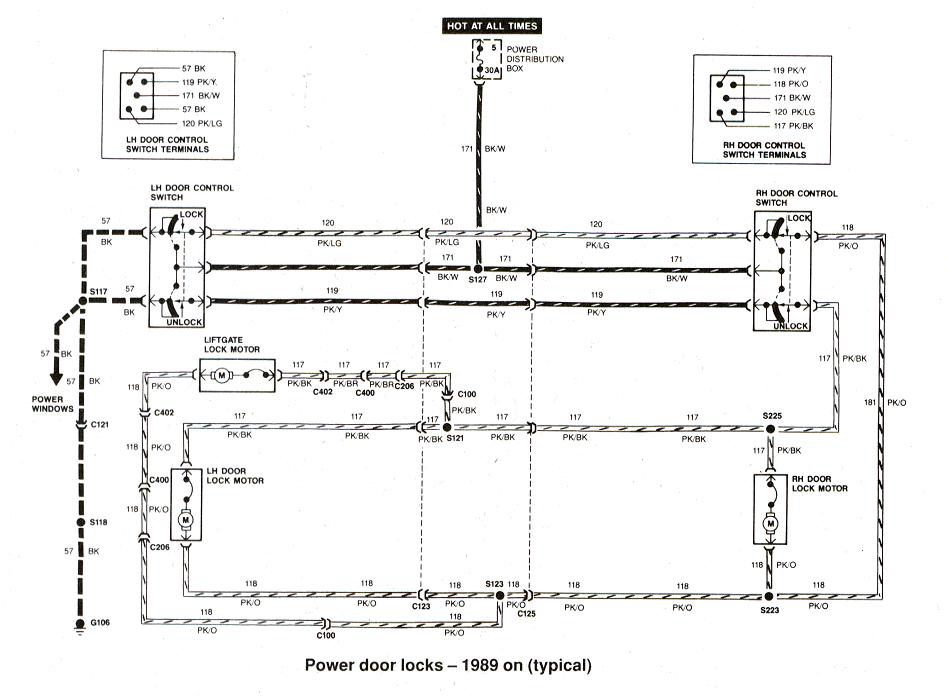 Ford Ranger & Bronco II Electrical Diagrams at The Ranger ... 89 ford bronco headlight wiring diagram 