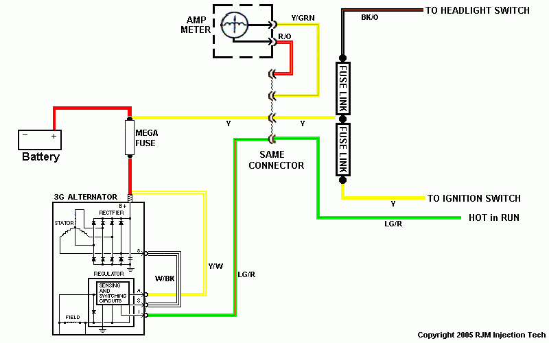 Ford Ranger 2.8L 130 Amp Alternator Swap higher alternator upgrading wiring 99 diagram 