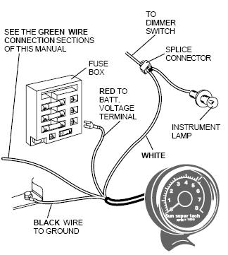 Sun Pro Tach Wiring Diagram from www.therangerstation.com