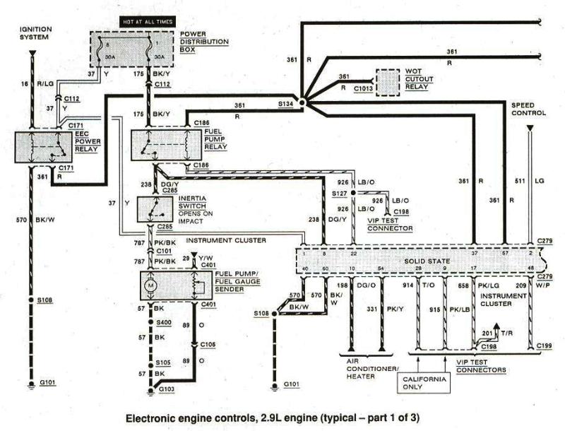 Ford Fuel Gauge, 1997 Ford F250 Fuel Gauge Wiring Diagram